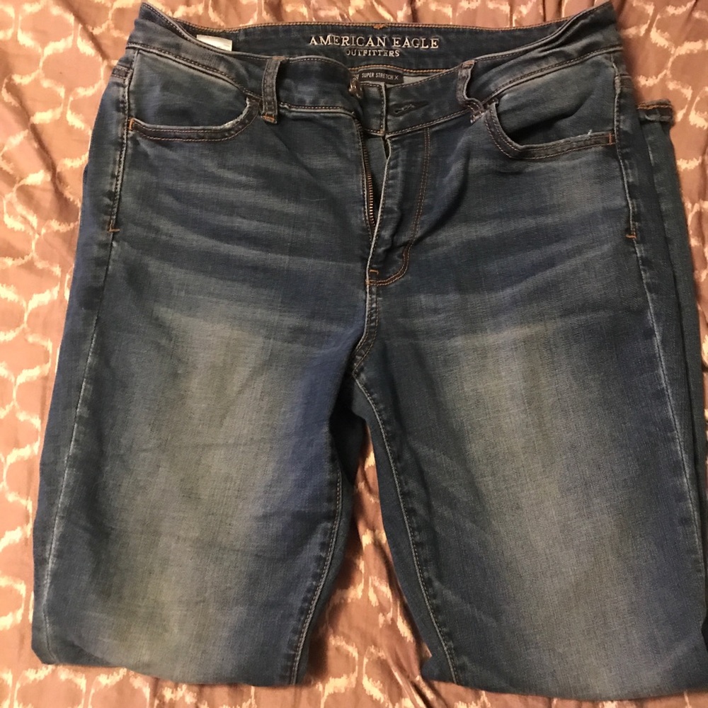 American eagle high waisted skinny jeans